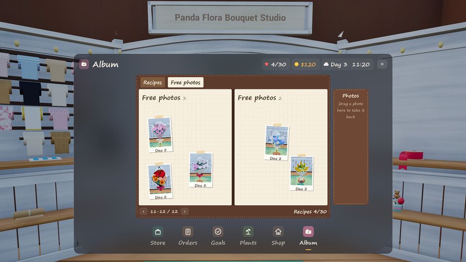 Photo album free photo pages